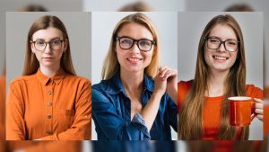 Three pairs of glasses